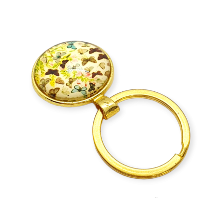 keychain goldplated butterflies2